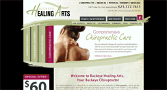 Desktop Screenshot of buckeyehealingarts.com